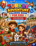 Turkey Coloring book for kids
